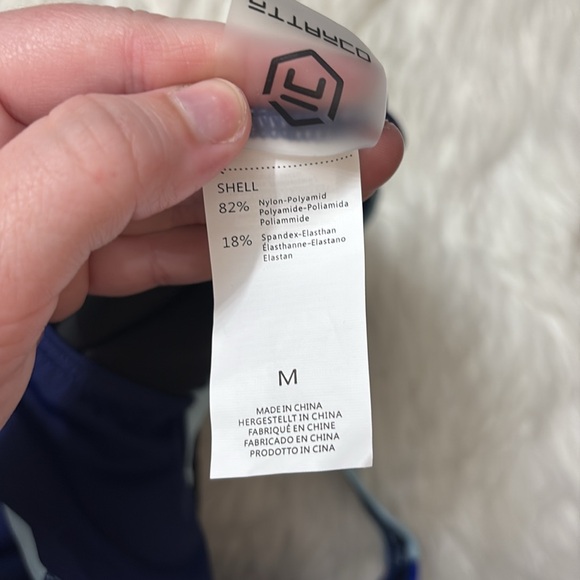 NWT Attraco Sporty One Piece Racerback Low Cut Leg Swimsuit From Amazon Size M - Picture 13 of 14